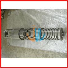 conical twin extruder screw and barrel for plastic extruder